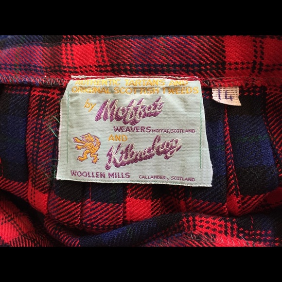 Vintage Moffat Weavers of Scotland Wool Kilt - Picture 4 of 8